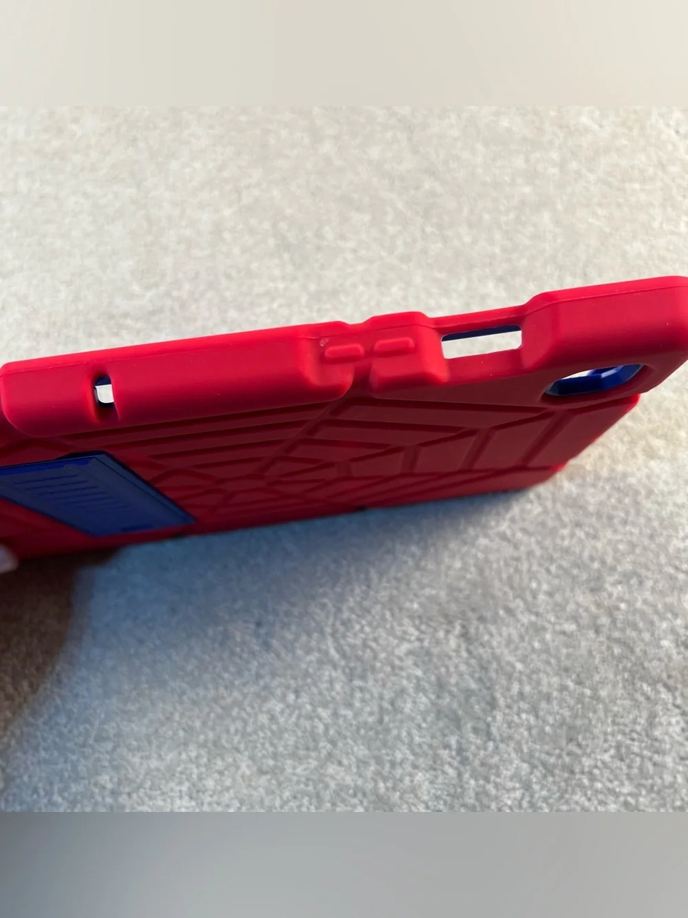 Tablet Case Spiderman Red Blue Silicone Stand